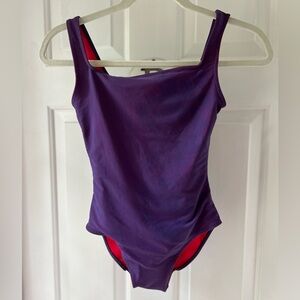 Ballet Rosa Purple Mesh Leotard 38/Small